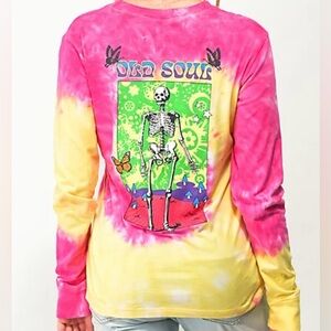 “Old Soul” Empire Pink/Yellow Tie-dye tee